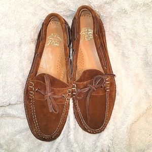NEW J. CREW English Suede Loafers Slip On Mocassins Men's Size 10